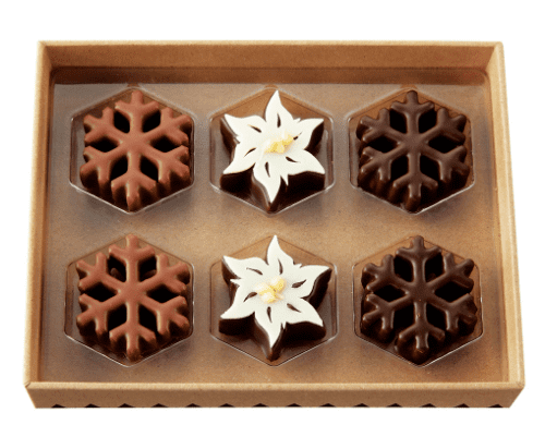 柏高島屋おすすめチョコの雪の結晶&エーデルワイスアソート